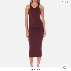 michael stars racerback midi garnet color size small.